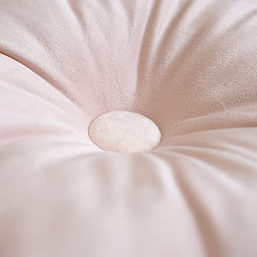 ARTMAGIC Flower Shaped Velvet Decorative Throw Pillow Cushion Ultra Soft Cute Floor Pillow for Couch Bed Sofa (Light Pink) - color: Light Pink