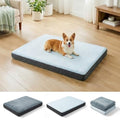 Dog Bed for Crate, Extra Large Cooling Mat for Dogs, Waterproof Dog Bed with Dual Surface Removable Washable Covers, 36 x 27 Inch Pet Bed with Egg Crate Foam - size: 36"L x 27"W x 3"Th