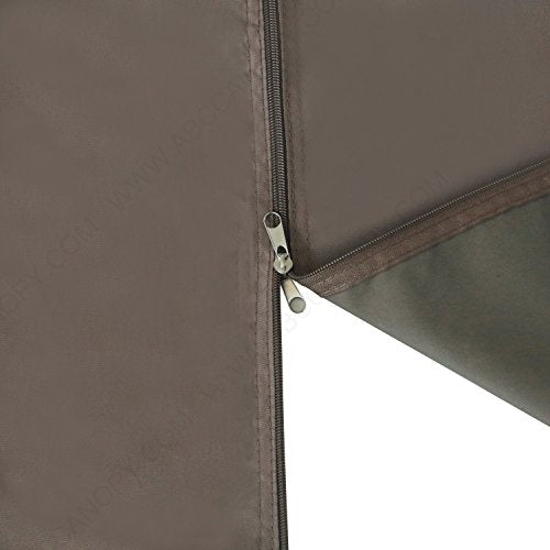 ABCCANOPY Gazebo Replacement Curtain 10'x12' - Universal Privacy Side Wall for Outdoor Gazebo, 1 Panel Only (Brown) - color: Brown, size: 10x12