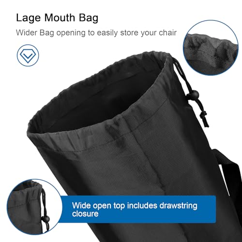 Camping Chair Bag Replacement, Camp Folding Chair Bag, Black, 1Pack (Just A Bag, No Chair) - color: Black
