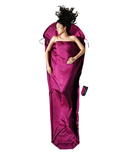 COCOON - Premium - Silk MummyLiner - color: Mulberry Red