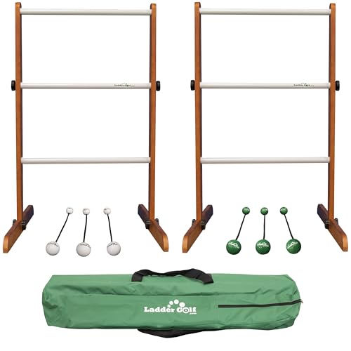 Ladder Golf - Tournament Edition Double Ladder Ball Game - Official Brand Game