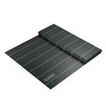 GardenMate 6 x 33 feet Sheet Woven Weed Control Fabric - Stabilized Black Heavy Duty 3 oz/yd² Landscape Ground Cover Membrane - size: 6 X 33 Feet