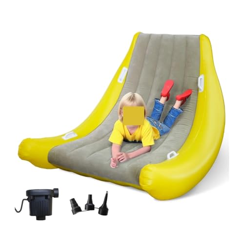 Outdoor Inflatable Sofa Portable Inflatable Sofa - with Pump No Assembly Required, Indoor/Outdoor Folding Chair Bed Suitable for Camping, Backyard Easy Inflate