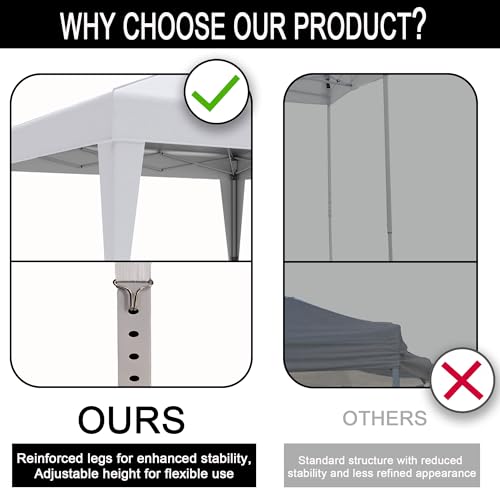 SANWAY 10x10 Pop up Canopy Tent, One-Button, Outdoor Instant Canopy Protable for Events, Camping, Parties, Vendor, Beach Tent - Blue - color: Blue