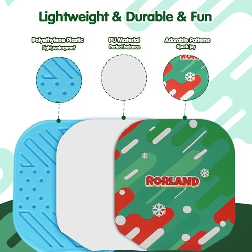 Kids Pickleball Paddles Set of 2,Lightweight,Durable,Waterproof,Ergonomic Grip for Small Hands,Toddler Beach Pool Backyard Outdoor Game Toy-Birthday Gift for Boy Girl, Beginner