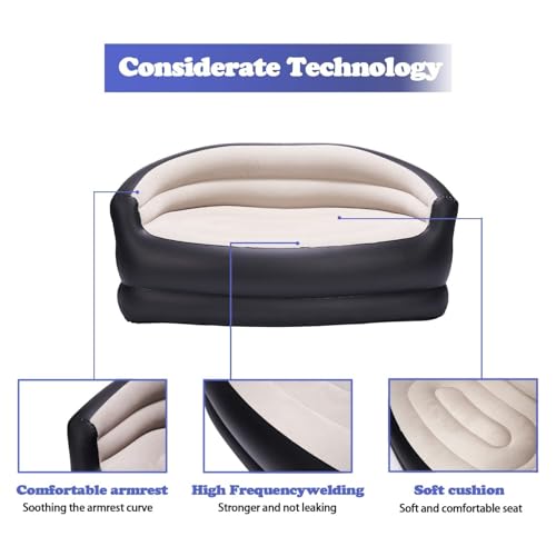 Inflatable Couch Air Sofa,Blow Up Chair for Outdoor and Living Room