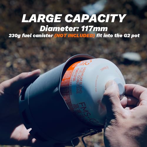 Fire-Maple Petrel Quickboil Pro Ultralight Cooking System – Compact & Fast-Boiling Backpacking Stove Pot Set, Ideal for Hiking, Solo Camping, Travelling, Hunting Trips | Petrel G2 Cooking Set - size: 7.9 Quarts