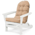 Adirondack Chair Cushion, Thick Indoor/Outdoor Rocking Chair Cushion with High Elasticity PP Cotton, Fade-Resistant, 44'x19'x4 - color: Khaki