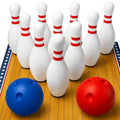 ActiveJoy - Classic & American Style Mini Kids Bowling Set - Bowling Games for Kids Indoor - Bowling Alley Toy with Lane, 10 pins, 2 Balls for Family & Friends - 2-5 Years Old. (America) - color: American