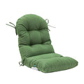 QILLOWAY Outdoor High Back Chair Cushion for Adirondack, All Weather Rocking Chair Cushions Thick Padded Replacement for Patio Furniture,Dark Green - color: Dark Green