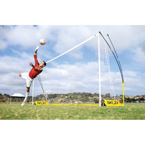 SKLZ Pro Training Lightweight Portable Soccer Goal and Net - style: 18.5 x 6.5 Feet