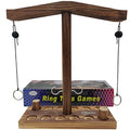 Board Games for Indoor/Outdoor Family & Party Fun - Ring Toss Game Set with Easy Assembly, Perfect for Halloween Games, Thanksgiving, Christmas Parties & White Elephant Exchanges - Portable Design - style: scale model