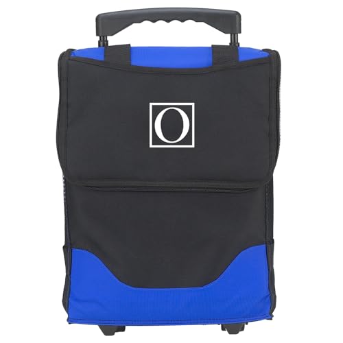 Picnic at Ascot Personalized Monogrammed 32 Can Collapsible Rolling Insulated Cooler- Designed & Quality Approved in The USA - style: Letter - O