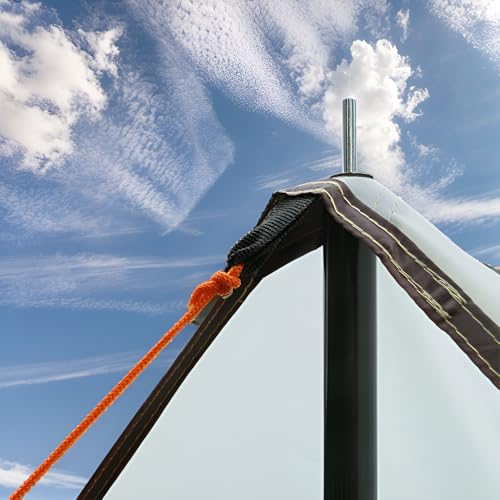 Camping Tarp Poles Tent Poles Adjustable for Tarp Canopy Awning Beach Shade (Dia 0.75"/Length 80.7") - color: Dia 0.75"/Length 80.7"