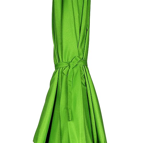 Blissun 7.5 ft Patio Umbrella, Yard Umbrella, Outdoor Market Umbrella with Push Button Tilt Crank, Lime - color: Lime