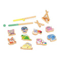 Janod - Applepop Fishing Animal Wooden Carnival Game - Family Game Night - Skill Development - Develops Dexterity and Concentration - Durable, Safe, French Design - style: Claw Game