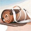 Waterproof Beach Blanket Picnic Outdoor Camp Mat Towel Family Beach Trip Essentials Summer Vacation Must Have Travel Accessories Lake Day Necessities Stuff Thing Need Gear Gift Supplies 2026 - color: Abstract Brown