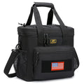 ATRIPACK Lunch Box for Men, Tactical Lunch Bag MOLLE Webbing Leakproof Insulated Large Lunch Cooler Women Adult Meal with Adjustable Shoulder Strap Durable Lunch Pail (Black) - color: Black, size: Large