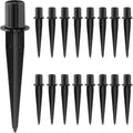 Metal Stakes Solar Lights Replacement Spike - Outdoor Ground Stake for Backyard Garden Lights Landscape Yard Pathway Patio Lamps 16 Pack - Fits 3/4" Poles (0.78" Actual), 5-3/8" Long - color: Metal-16 Pack
