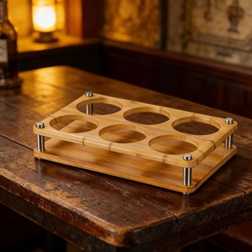 Glass Holder, Wine Drinks Cup Storage Carrier, Drink Cup Storage Holder, Glasses Organizer, S 6 Hole - color: S 6 Hole
