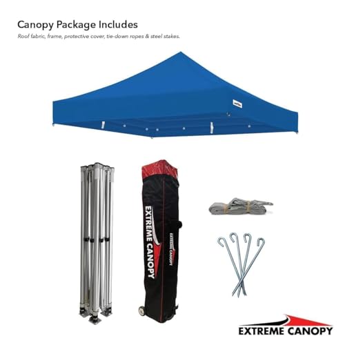 Extreme Canopy Commercial Heavy Duty Aluminum Instant Popup Canopy Tent (Red, 13ft x 26ft) - color: Red, size: 13ft x 26ft