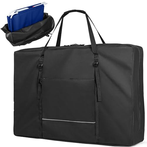 GRAOSO Carrying Bag for Folding Chair, Storage Case Fits for Beach Chair, Zero Gravity Lounge Chair, Director Chair, Folding Walker/Wheelchair, Great for Camping, Travel, Outdoors, Black