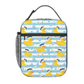 Cute Rubber Duck Insulated Lunch Box, Reusable Thermal Lunchbox with Funny Cartoon Yellow Farm Animal, Portable Handbags for Office, Beach, Camping, Road Trip, Hiking, Gifts for Girls Women - color: Duck 04