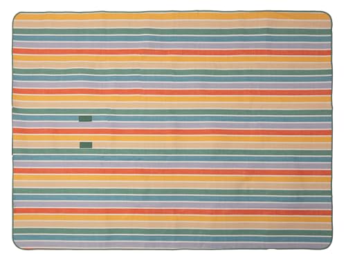 Carstens, Inc. Easy Pack Water Resistant Sandproof Woven Picnic Blanket, Lightweight Foldable Outdoor Camping Beach Mat, Large 60"x80", Day at The Beach - color: Day at the Beach