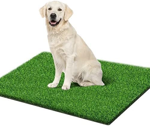 Artificial Grass Rug Turf for Dogs Indoor Outdoor Fake Grass for Dogs Potty Training Area Patio Lawn Decoration (51 x 31.5 Inch (Pack of 1)) - size: 51 x 31.5 Inch (Pack of 1)
