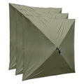 Clam Quick-Set Wind & Sun Panels 3-Pack – Green Screen Tent Sidewalls – Fits Traveler, Venture & Escape – Full Coverage Shade & Privacy – Carry Bag – Tent Not Included - color: Green, size: 3 Panel