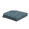 Arden Foam Outdoor Round Back Seat Cushion Kit, 20 x 19, Made with ProFoam, Rain-Proof, Fade Resistant, Sapphire Blue Ridge Paisley - color: Sapphire Blue Ridge Paisley, style: 20 x 19 Foam Rounded Back Seat Cushion