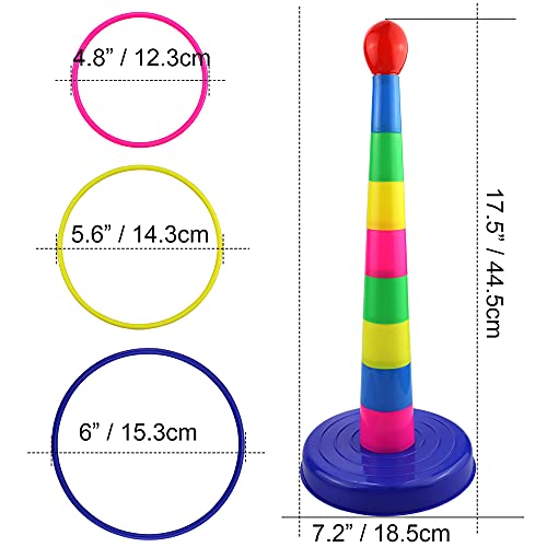 TCOTBE Toss Game, Games Set, Outdoor Games, for Kids Birthday Party Indoor Supplies,Soft Plastic Games,Gift Party,Xmas