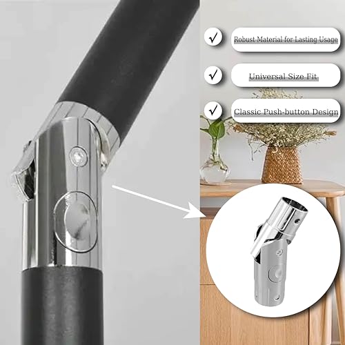 Patio Umbrella Replacement Parts, Outdoor Umbrella Pole Replacement, Push-Button Tilt Adjustment Metal Parasol Mounting Bracket Accessories (1.41 Inch)