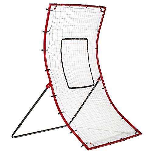 Franklin Sports Baseball Rebounders + Pitchback Nest - Pitch Return Trainer + Rebound Net with Attachable Pitching Target- All Angle Fielding Rebound Net for Grounders + Pop Flies - style: 68 x 48 inch