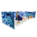 Premium 20 ft Beach Windscreen, Privacy Screen, Wind Blocker Free Rubber Mallet and Carry Bag Included (Cool Lemons) - color: Cool Lemons