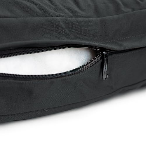 WHITEDUCK Dog Bed Cover (Black) 41" Lx33 Wx4.3 th (XL) - color: Black - Only Cover, size: X-Large