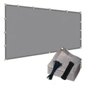 POYEE 90% 10x20ft Sun Shade Cloth for Outdoor Deck Backyard Patio Garden Pergola Cover Canopy Gray - size: 10x20ft