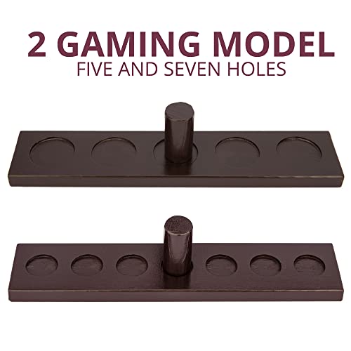 DreamToyz Ring Toss Games for Adults, Yard Games, Patio Decor, Outdoor Indoor Games, Wooden Hook and Ring Game for Bars, Home, Party, 15.7" X 13" Large Size - color: 17" X 13" X Large