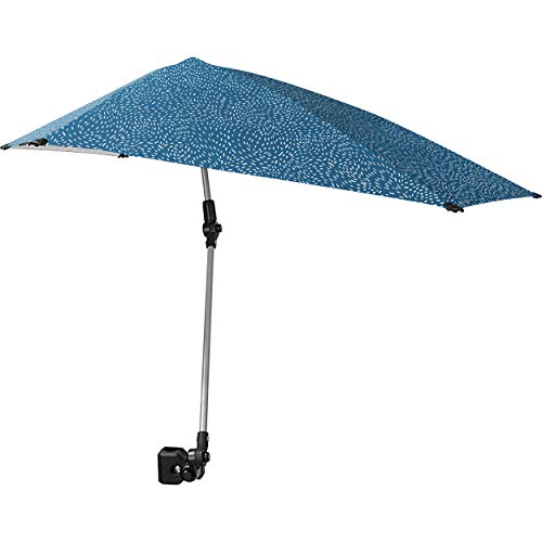 Sport-Brella Versa-Brella SPF 50+ Adjustable Umbrella with Universal Clamp - color: Blue, style: REG