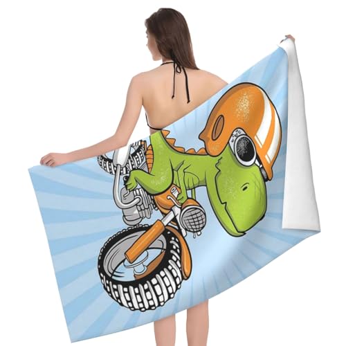 Cute Dinosaur Beach Towel for Kids/Boys/Toddler/Baby, Personalized Microfiber Beach Towels Bulk, Quick Dry Beach Towel for Pool, Lightweight Bath Towels Oversized Clearance 30"x 60" - color: Dinosaur1, size: 30"x 60"