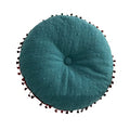 Round Cushion Ball Round Pillow Sofa Cushion Floor Pillow (Blue, 15.7in40cm) - color: Blue