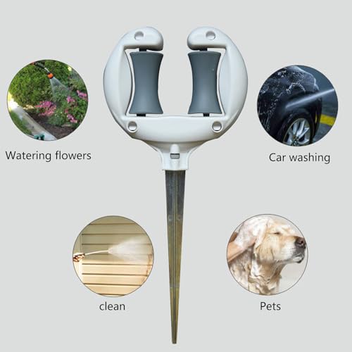 Garden Hose Guide Holder Stake Easily Install Flower Bed Protectors Tool for Spikes Guide Stake
