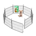 FXW MiniPaws Unleashed Dog Playpen, Expandable & Portable Design for Yard, RV Camping and Indoor Use, for Puppies and Small Dogs, 20-inch 8 Panels - size: 20"H