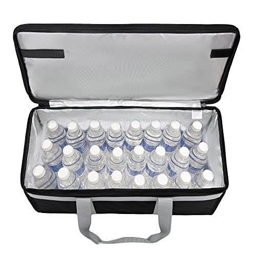 Insulated Delivery Bag Carrier Large 22"x10"x10" Commercial Grade (Chafing Dish, Warming Tray, Grocery, Pizza, Casserole) - size: Large, style: Commercial Large
