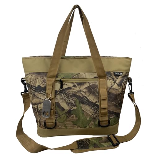 Insulated Cooler Bag, Large Insulated Bag, Reusable Shopping Bags, Leakproof Soft Cooler with BagsBottle Opener, Suitable for Supermarket Shopping, Travel,Beach,Family Picnic,Camping - color: green