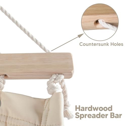 SUNCREAT Portable Outdoor Hammock with Stand, Sun-Protective Canopy, Double Hammock with Stand for Outside, Patent Pending, Beige - color: Beige
