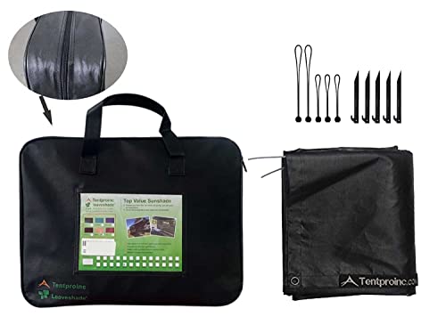 Tentproinc RV Awning Sun Shade Screen 6' X 18' 3'' (Fit for 19' Awning) Mesh Sunshade Block UV Glare Motorhome Camping Trailer Awning Sunscreen Screenshade - 3 Year Warranty (Black) - color: Black, size: 6' x 18'3'' -Actual Measurement