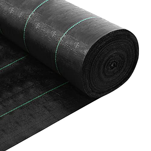 Commercial Driveway Fabric, 13x65 ft Heavy Duty 3.5OZ Landscape Fabric for Erosion Control, Weed Barrier - size: 13x65 ft -3.5OZ