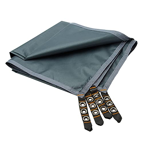 Bessport Tent Footprint for 1-2-3-4 Person Tent Waterproof Camping Tarp with Drawstring Carrying Bag for Picnic, Hiking and Other Outdoor Activities - color: 106.29×94.48in/270×240cm